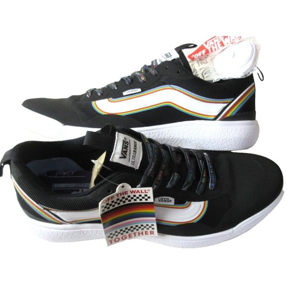 Vans Men's UltraRange Exo Pride Black True White Skate Trail shoes Sizes NIB - Picture 2 of 5